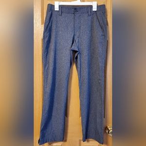 Under Armour Men's Golf Pants Size 34 x 30 Dark Grey Straight Leg